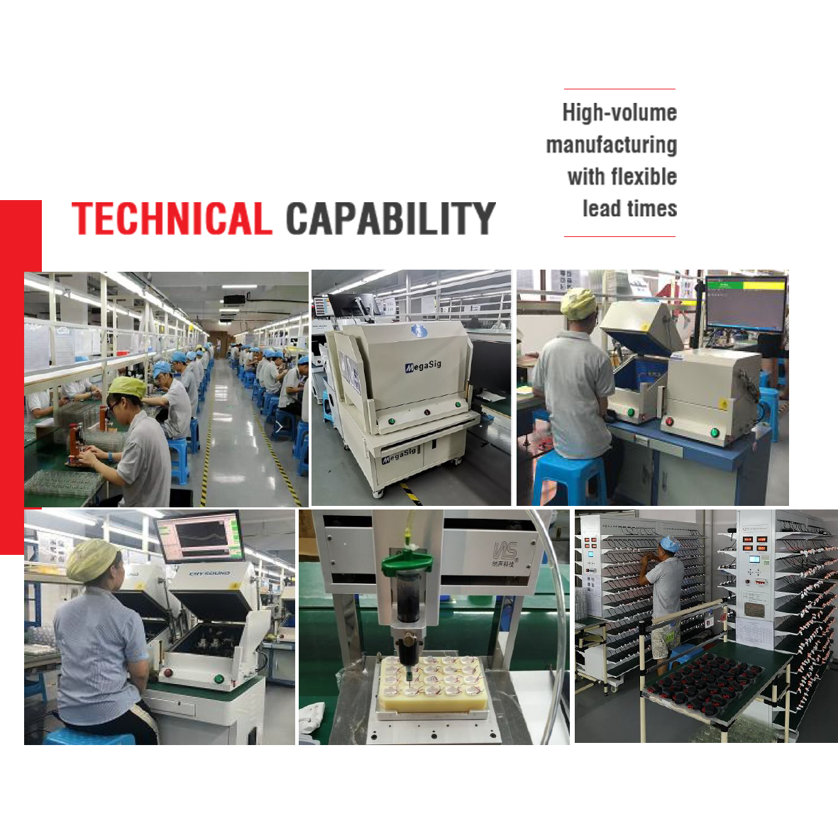 Ligne de production iSoud pour ecouteurs TWS OEM ODM a Dongguan